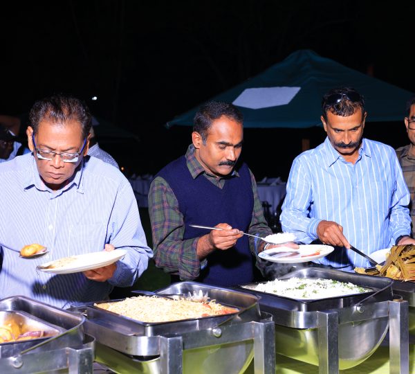 Our Association members enjoying the dinner buffet.